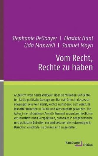 Vom Recht, Rechte zu haben