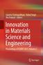 Innovation in Materials Science and Engineering