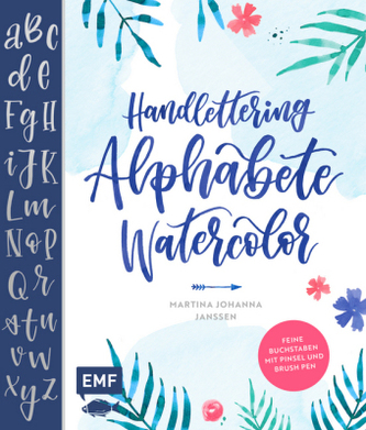 Handlettering Alphabete Watercolor