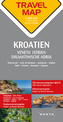 Travelmap Reisekarte Kroatien 1:300.000