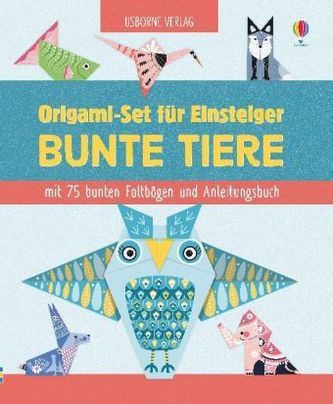 Origami-Set für Einsteiger: Bunte Tiere