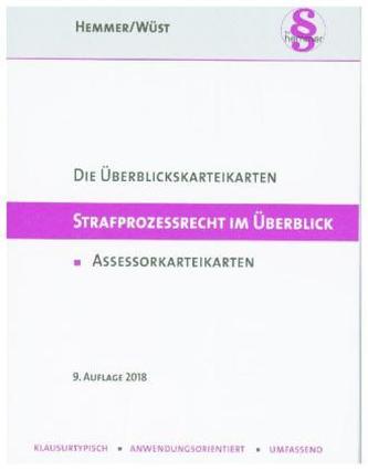 Strafprozessrecht im Überblick