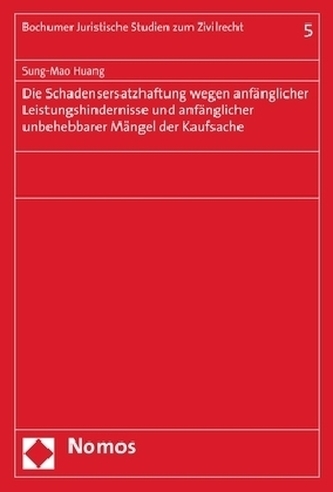 Die Schadensersatzhaftung wegen anfänglicher Leistungshindernisse und anfänglicher unbehebbarer Mängel der Kaufsache