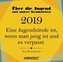 Über die Jugend und andere Krankheiten 2019