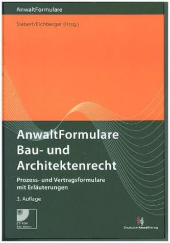 AnwaltFormulare Bau- und Architektenrecht