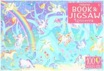 Unicorns, jigsaw, w. picture book