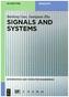 Signals and Systems
