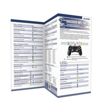 Madden NFL 19 - Die komplette Spielsteuerung groß auf einen Blick!