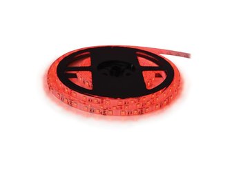 LED pásek 24V 3528  60LED/m IP20 max. 4.8W/m červená (cívka 5m)