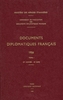 Documents diplomatiques français