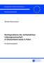 Rechtsprobleme der nichtehelichen Lebensgemeinschaft in Deutschland sowie in Polen