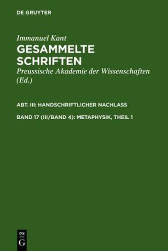 Metaphysik. Hälfte.1