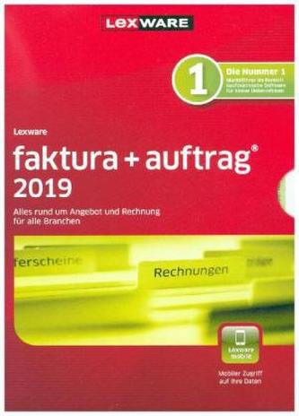 Lexware faktura+auftrag 2019, 1 CD-ROM