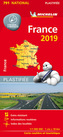 Michelin Karte France / Frankreich 2019 (plastifiziert)