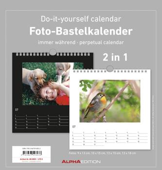 Foto-Bastelkalender s/w immerwährend