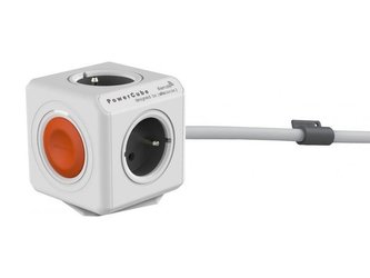 Zásuvka POWERCUBE EXTENDED REMOTE SINGLE s kabelem 1.5m WHITE
