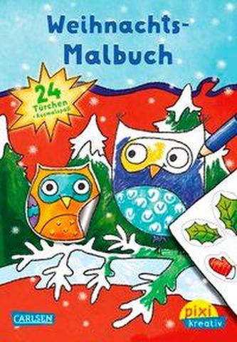 Pixi kreativ Nr. 91: VE 5 Weihnachts-Malbuch mit 24 Stickern