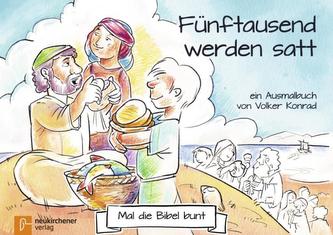 5er-Pack: Mal die Bibel bunt - Fünftausend werden satt