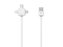 Kabel ALLOCACOC USB/Micro USB/USB C-TYPE/Lightning bílý