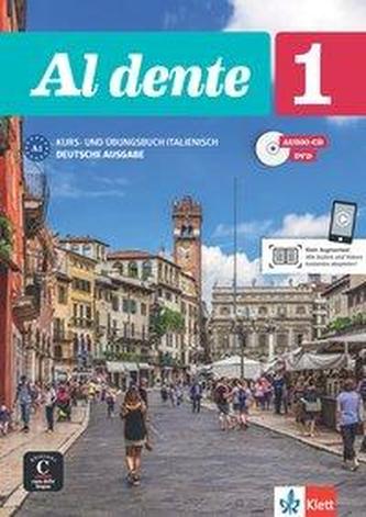 Al dente 1 (A1). Deutsche Ausgabe. Kurs- und Übungsbuch + Audio-CD + DVD