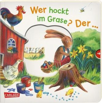 Wer hockt im Grase? Der ... Osterhase!