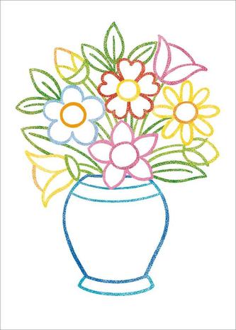 Mein buntes Glitzerzauber-Malbuch (Wal)