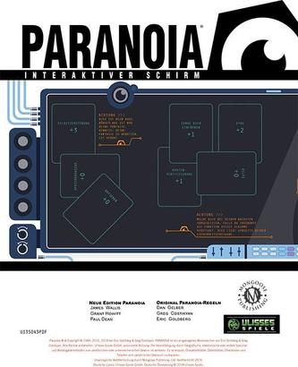 Paranoia Spielleiterschirm