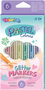 Pastel - popisovače s trblietkami 6 farieb