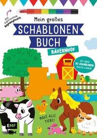Mein großes Schablonen-Buch - Bauernhof