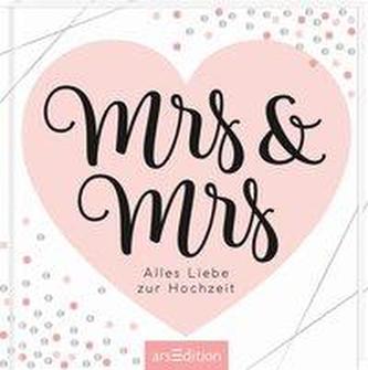 Mrs & Mrs - wunderschöne Geschenkidee für ein lesbisches Paar / zur Ehe für alle
