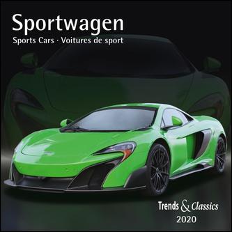 Sportwagen Sports Cars 2020 - Broschürenkalender - Wandkalender - mit Schulferientabelle - Format 30 x 30 cm