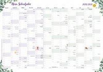 Mein Schuljahres-Wandkalender 2019/2020 live - love - teach A1