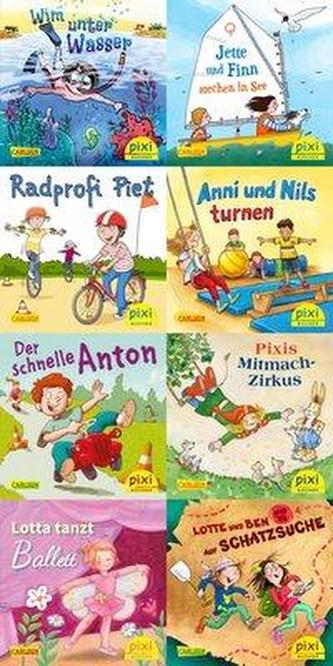 Pixi-Bundle 8er Serie. Viel Bewegung mit Pixi (8x1 Exemplar)