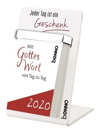 Tagesabreißkalender 2020 mit Acrylglas-Aufsteller