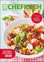 Chefkoch Wochenkalender 2020 - Küchen-Kalender mit 53 Rezepten - Format 21,0 x 29,7 cm - Spiralbindung