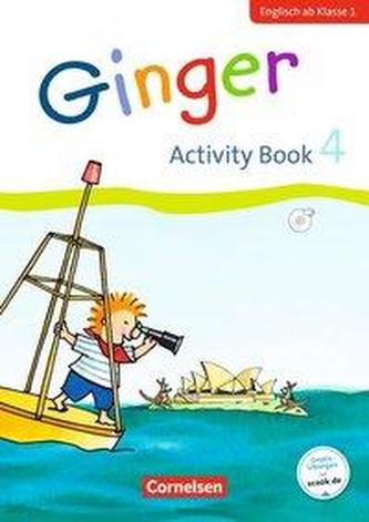Ginger - Early Start Edition 4. Schuljahr - Activity Book mit Audio-CD, Minibildkarten und Faltbox