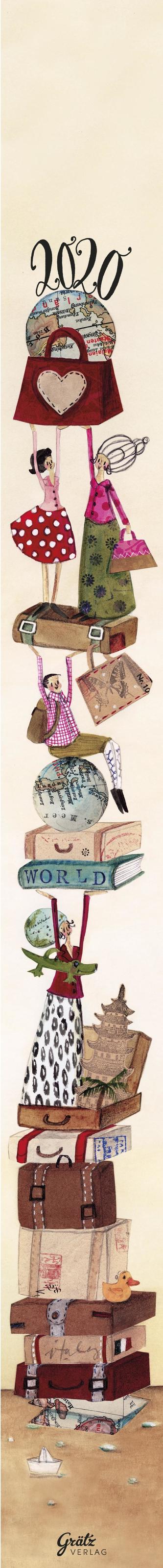 Kreatives Zubehör Streifenkalender 2020