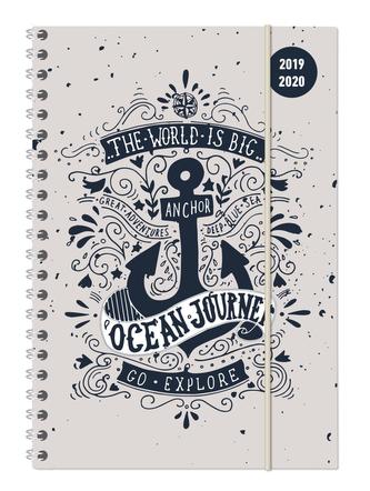 Collegetimer A5 Woche Anchor Ringbuch 2019/2020