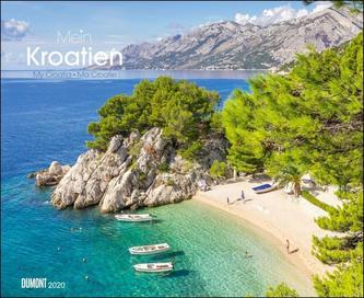 Mein Kroatien 2020 - Wandkalender 52 x 42,5 cm - Spiralbindung