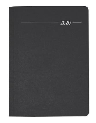 Buchkalender Silk Line Onyx 2020 - Bürokalender A5