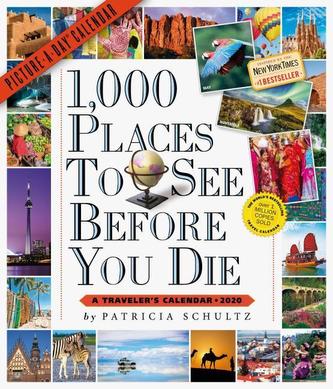 1,000 Places to See Before You Die 2020. Wall Calendar
