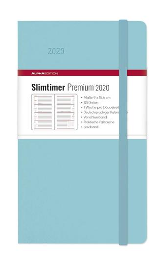 Slimtimer Premium Azure 2020 - Taschenplaner