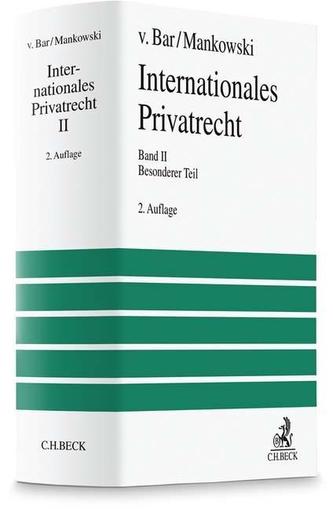 Internationales Privatrecht  Bd. 2: Besonderer Teil