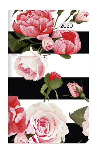 Taschenplaner Style Rosen 2020 - Taschenkalender (9,5 x 16)