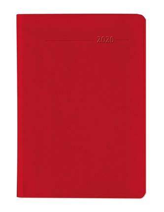 Taschenkalender Mini PVC korallenrot 2020 - Bürokalender - Taschenplaner (8 x 11,5)