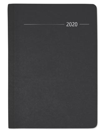 Wochen-Minitimer Silk Line Onyx 2020 - Bürokalender A6
