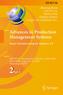 Advances in Production Management Systems. Smart Manufacturing for Industry 4.0
