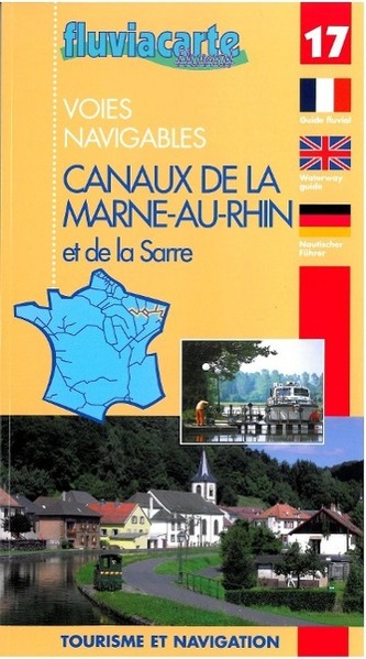 Fluviacarte 17 Canaux de la Marne au Rhin