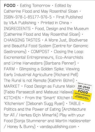 Food: Eating Tomorrow