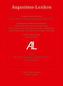 AL - Augustinus-Lexikon / Einbanddecke (Leinen) für AL